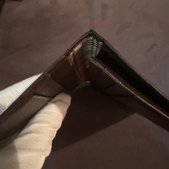 Burberry Bifold Long Wallet Nova Check Dark Brown good condition - Picture 10 of 16